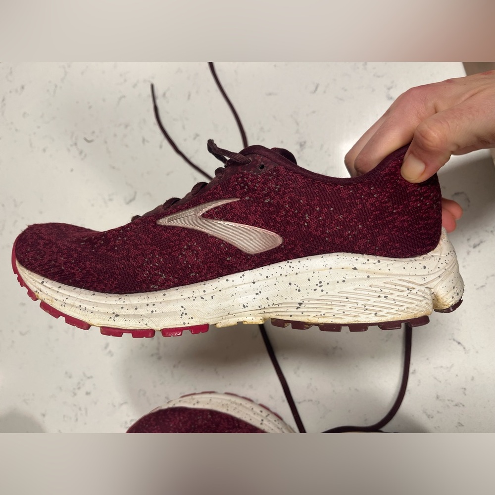 Brooks running shoes- maroon